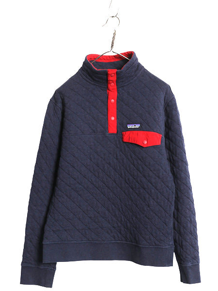 パタゴニア オーガニック コットン キルト スナップT メンズ S / 17年製 プルオーバー キルティング ジャケット ジャンパー ブルゾン 廃盤