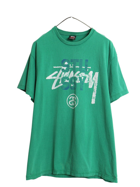 00s オールド ステューシー ロゴ プリント Tシャツ メンズ XL / 旧タグ ヘビーウェイト グラフィック  SSリンク 半袖Tシャツ 大きいサイズ