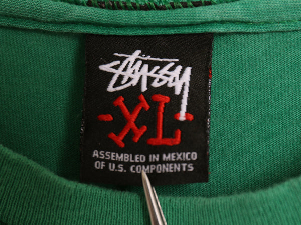 00s オールド ステューシー ロゴ プリント Tシャツ メンズ XL / 旧タグ ヘビーウェイト グラフィック  SSリンク 半袖Tシャツ 大きいサイズ