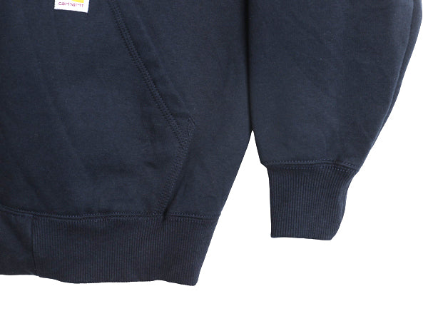 US企画 カーハート フルジップ スウェット フード パーカー メンズ XL / 古着 トレーナー ヘビーウェイト 大きいサイズ 裏起毛 撥水加工 紺