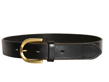 USA製 Abercrombie&Fitch 本革 レザー ベルト メンズ レディース M W29 ~ W33 / 牛革 ゴールド バックル ビジネス スーツ シンプル 無地 黒