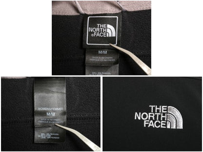 US企画 ノースフェイス APEX ソフトシェル ジャケット レディース М / 古着 アウトドア 裏 フリース ブルゾン フルジップ ハイネック 黒