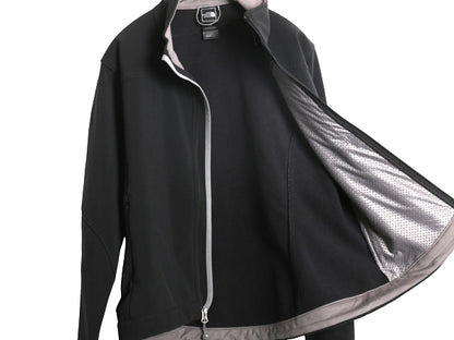 US企画 ノースフェイス APEX ソフトシェル ジャケット レディース М / 古着 アウトドア 裏 フリース ブルゾン フルジップ ハイネック 黒