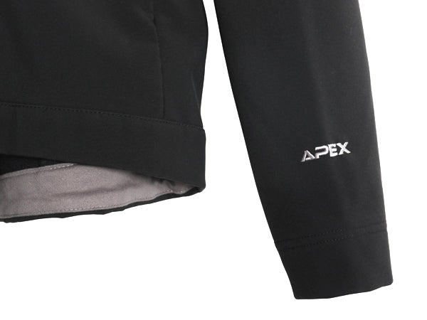 US企画 ノースフェイス APEX ソフトシェル ジャケット レディース М / 古着 アウトドア 裏 フリース ブルゾン フルジップ ハイネック 黒