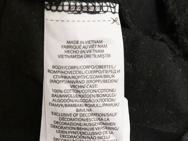 ミドルポニー ポロ ラルフローレン 長袖 Tシャツ メンズ L ロンT ロングスリーブ 袖プリント ワンポイント カットソー シングルステッチ 黒