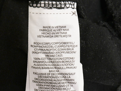 ミドルポニー ポロ ラルフローレン 長袖 Tシャツ メンズ L ロンT ロングスリーブ 袖プリント ワンポイント カットソー シングルステッチ 黒