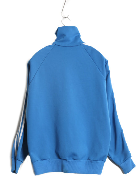 70s 80s ★ アディダス トラック ジャケット メンズ M 程/ 古着 ヴィンテージ トレフォイル ロゴ ジャージ ストレッチ 3ライン ハイネック