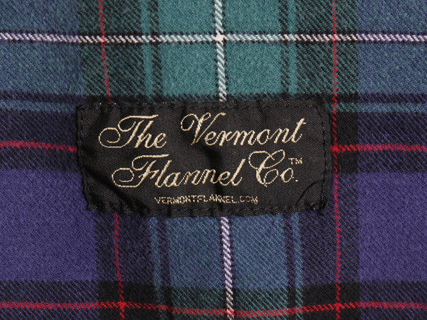 USA製 The Vermont Flannel 長袖 ヘビー フランネル シャツ メンズ L / チェック ネルシャツ ヘビーウェイト コットン マルチカラー ネル