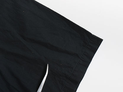 90s ポロ ラルフローレン 半袖 シャツ メンズ XL / オールド コットン ワイシャツ カジュアル ワンポイント 大きいサイズ 同色ポニー  黒
