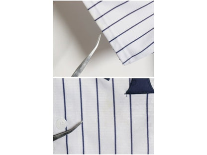 ヤンキース ベースボール シャツ メンズ XL 程/ MLB オフィシャル ナイキ スウッシュ 大リーグ ユニフォーム 半袖シャツ 野球 大きいサイズ