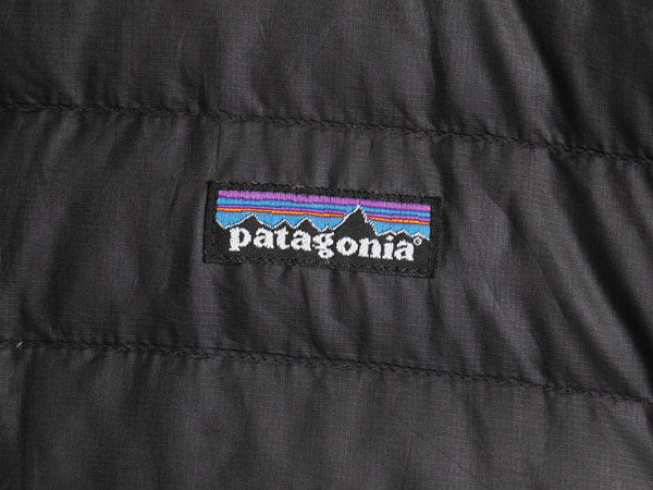 パタゴニア ダウン セーター メンズ L / 12年製 アウトドア ナイロン ジャケット アウター ジャンパー ブルゾン パッカブル 800フィル 黒