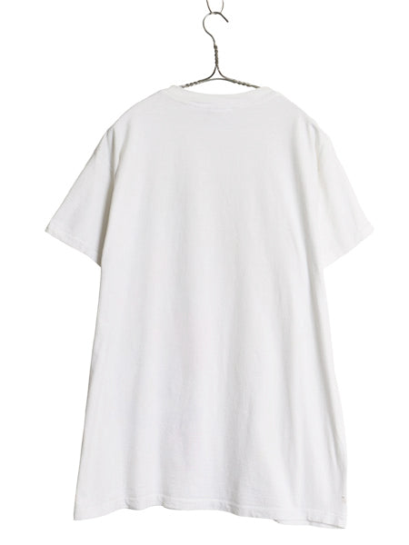 90s USA製 ナイキ アート プリント Tシャツ メンズ XL 程 古着 オールド 初期 銀タグ 当時物 スウッシュ シングルステッチ 大きいサイズ 白