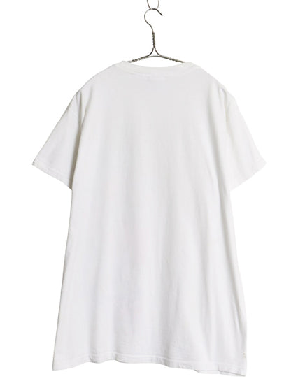 90s USA製 ナイキ アート プリント Tシャツ メンズ XL 程 古着 オールド 初期 銀タグ 当時物 スウッシュ シングルステッチ 大きいサイズ 白