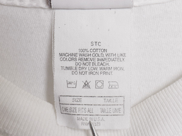 90s USA製 ナイキ アート プリント Tシャツ メンズ XL 程 古着 オールド 初期 銀タグ 当時物 スウッシュ シングルステッチ 大きいサイズ 白
