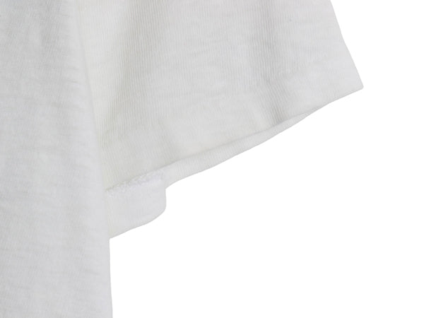 70s USA製 ★ チャンピオン 2段 染込み カレッジ プリント Tシャツ メンズ M 程 ヴィンテージ バータグ 100% コットン シングルステッチ 白