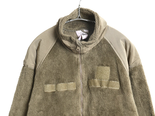 USA製 PECKHAM 社製 ECWCS GEN3 フルジップ フリース ジャケット LARGE REGULAR 古着 ミリタリー アーミー レベル3 ジャンパー コヨーテ