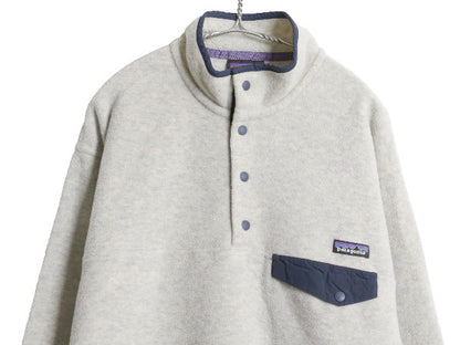 パタゴニア シンチラ スナップT メンズ L 15年製 プルオーバー フリース ジャケット ブルゾン ジャンパー アウトドア ハイネック シンプル