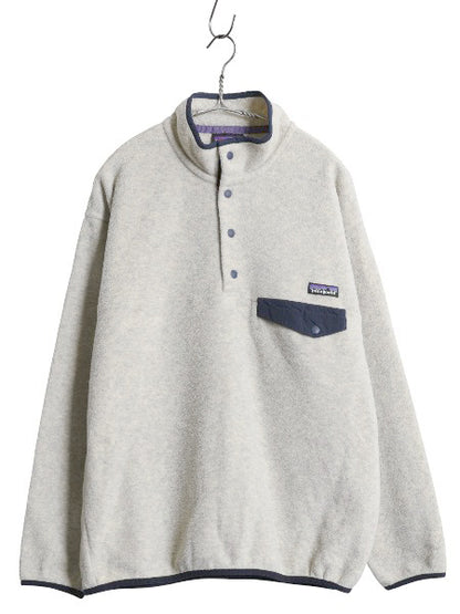 パタゴニア シンチラ スナップT メンズ L 15年製 プルオーバー フリース ジャケット ブルゾン ジャンパー アウトドア ハイネック シンプル