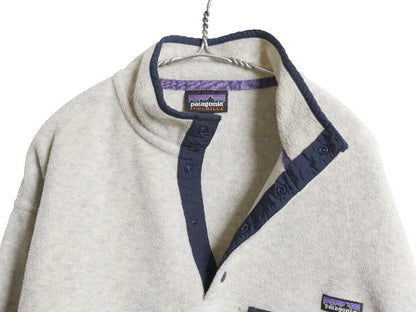 パタゴニア シンチラ スナップT メンズ L 15年製 プルオーバー フリース ジャケット ブルゾン ジャンパー アウトドア ハイネック シンプル