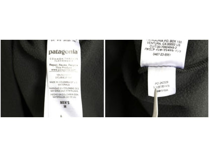  US企画 パタゴニア マイクロD クルー メンズ M 古着 16年製 フリース トップス 長袖Tシャツ ロンT ポケット付き ツートン ラグラン 企業物