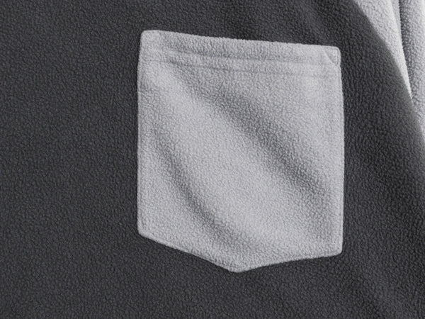  US企画 パタゴニア マイクロD クルー メンズ M 古着 16年製 フリース トップス 長袖Tシャツ ロンT ポケット付き ツートン ラグラン 企業物