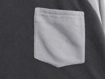  US企画 パタゴニア マイクロD クルー メンズ M 古着 16年製 フリース トップス 長袖Tシャツ ロンT ポケット付き ツートン ラグラン 企業物