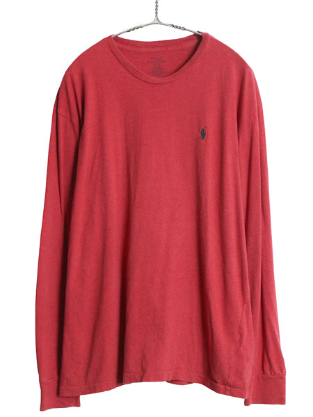 ポロ ラルフローレン 長袖 Tシャツ メンズ L / ロンT ロングスリーブ コットン ワンポイント ポニー インナー シングルステッチ カットソー