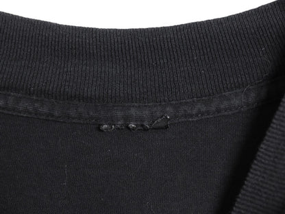 90s ハーレー ダビッドソン 両面 プリント ポケット付き 長袖 Tシャツ メンズ XL / オールド ロンT ポケT バイク アート イラスト ブラック