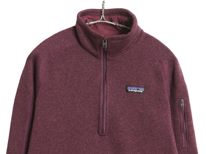 パタゴニア ベターセーター ハーフジップ レディース M / 19年製 アウトドア フリース セーター 裏起毛 ジャケット プルオーバー パープル