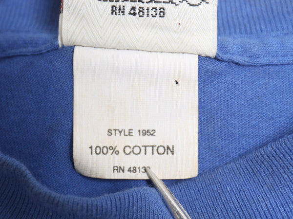 デッドストック 90s USA製 YALE カレッジ プリント 半袖 Tシャツ メンズ M / オールド イエール キャラクター シングルステッチ カットソー