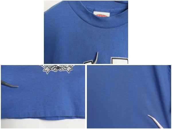 デッドストック 90s USA製 YALE カレッジ プリント 半袖 Tシャツ メンズ M / オールド イエール キャラクター シングルステッチ カットソー