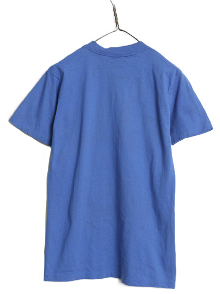 デッドストック 90s USA製 YALE カレッジ プリント 半袖 Tシャツ メンズ M / オールド イエール キャラクター シングルステッチ カットソー