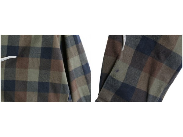 US企画 カーハート 長袖 ヘビー フランネル シャツ メンズ XL チェック LOOSE FIT ネルシャツ ワーク コットン 大きいサイズ マルチカラー