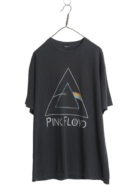 00s ピンクフロイド グラフィック プリント Tシャツ メンズ XL 程/ オールド バンド ロック アート ヘビーウェイト 大きいサイズ ブラック