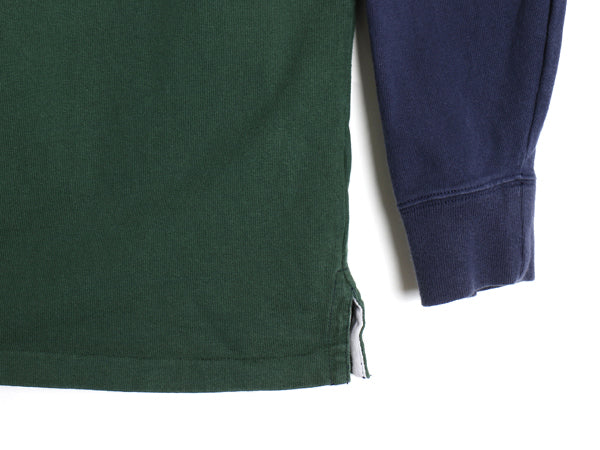 ポロ ラルフローレン 長袖 ラガーシャツ メンズ XL / オールド CLASSIC FIT ラグビー 長袖シャツ クレイジー パターン 大きいサイズ ポニー