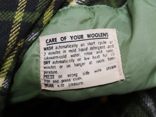 60s 70s USA製 ★ ペンドルトン チェック オープンカラー ウール シャツ メンズ L / ヴィンテージ 開襟 ループ留め ボックス マルチカラー