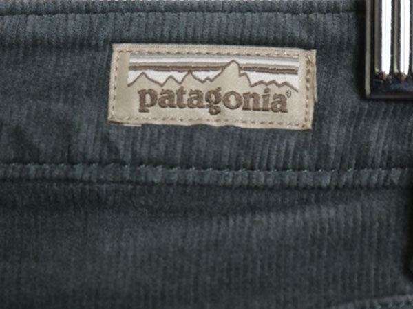 パタゴニア 細畝 コーデュロイ スカート レディース M 程/ 16年製 Patagonia アウトドア ショート丈 ミニスカート ひざ上 ひざ丈 グリーン