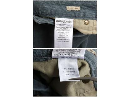 パタゴニア 細畝 コーデュロイ スカート レディース M 程/ 16年製 Patagonia アウトドア ショート丈 ミニスカート ひざ上 ひざ丈 グリーン