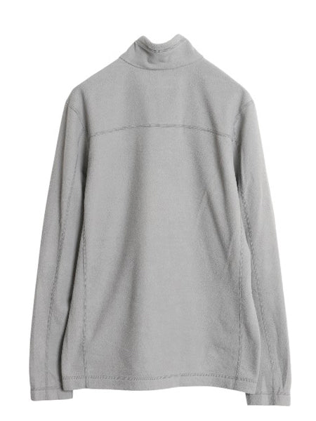 パタゴニア マイクロD ハーフジップ フリース プルオーバー メンズ M 19年製 アウトドア ロンT 長袖 Tシャツ ハイネック カレッジ 刺繍 灰