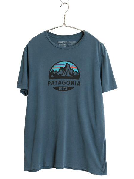 USA製 パタゴニア プリント 半袖 Tシャツ メンズ M / 19年製 アウトドア フィッツロイ スコープ グラフィック アート シンプル トップス 