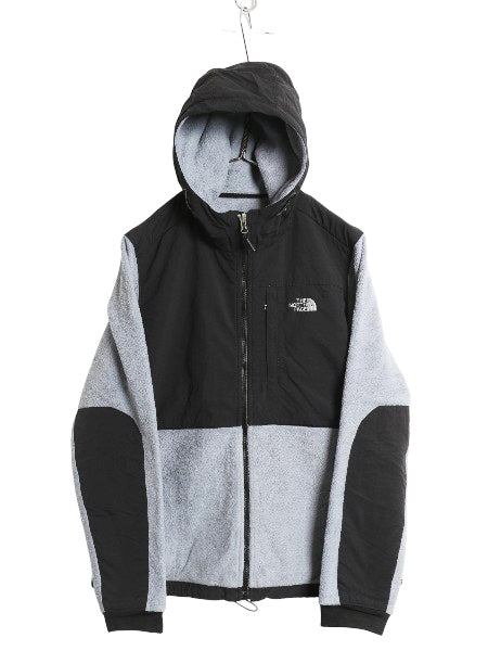 ノースフェイス フード付き デナリ ジャケット レディース L 古着 アウトドア フリース ナイロン パーカー ジャンパー フルジップ ブルゾン