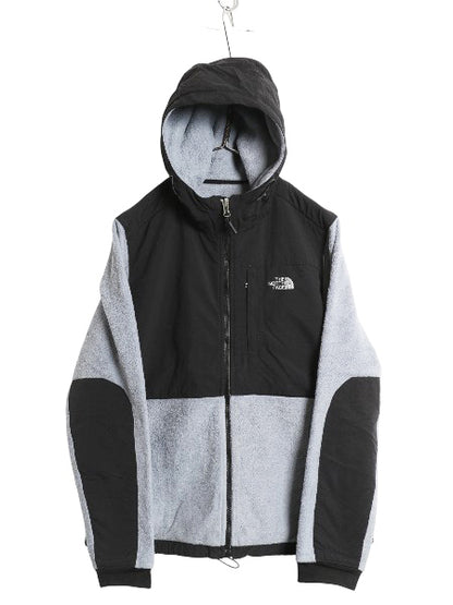 ノースフェイス フード付き デナリ ジャケット レディース L 古着 アウトドア フリース ナイロン パーカー ジャンパー フルジップ ブルゾン