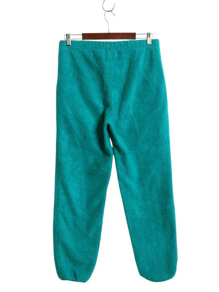 80s USA製 パタゴニア フリース パンツ レディース M メンズ S ヴィンテージ 89年製 旧タグ Rマーク アウトドア ポケット付き イージー 緑