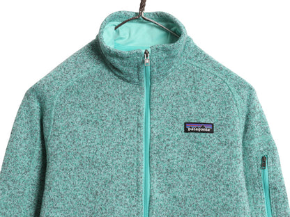 パタゴニア ベターセーター ジャケット レディース М 古着 17年製 フリース セーター ブルゾン フルジップ アウトドア シンプル グリーン