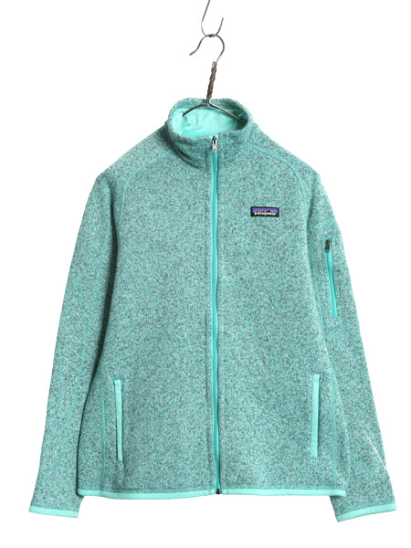パタゴニア ベターセーター ジャケット レディース М 古着 17年製 フリース セーター ブルゾン フルジップ アウトドア シンプル グリーン
