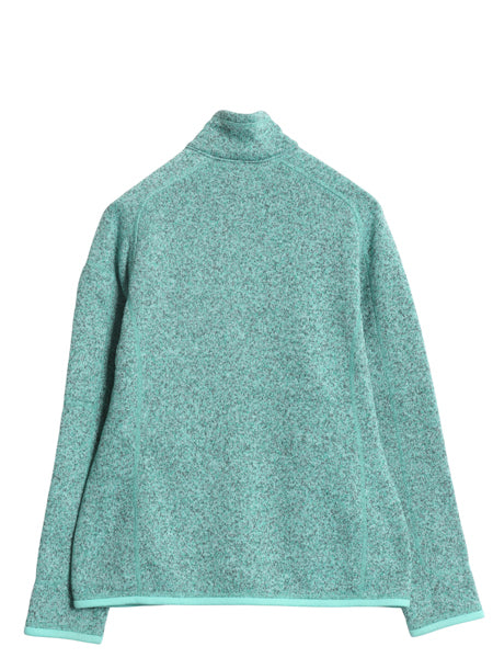 パタゴニア ベターセーター ジャケット レディース М 古着 17年製 フリース セーター ブルゾン フルジップ アウトドア シンプル グリーン