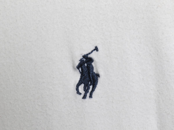 00s ポロ ラルフローレン 長袖 Tシャツ メンズ L 古着 オールド ロンT ロングスリーブ コットン シングルステッチ ワンポイント カットソー