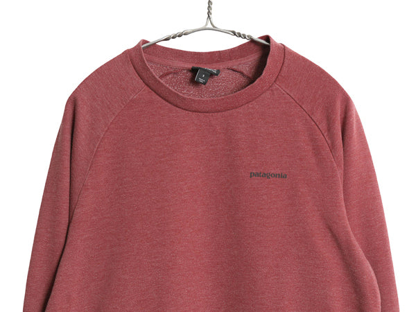 パタゴニア 両面 プリント ライトウェイト スウェット メンズ S / 18年製 アウトドア トレーナー 長袖Tシャツ ロンT バックプリント 裏起毛