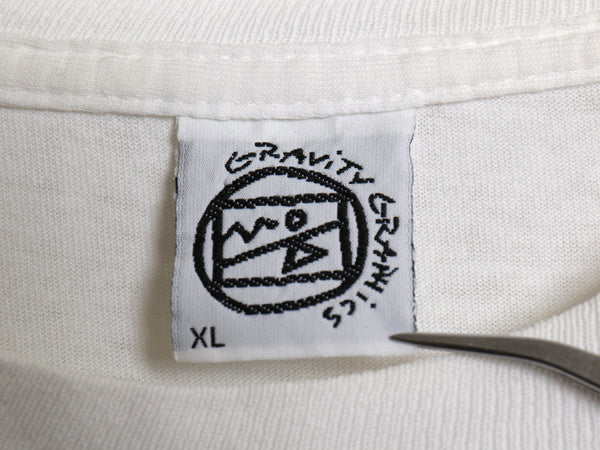 90s USA製 アート イラスト プリント Tシャツ メンズ XL / オールド グラフィック 自転車 BMX ラスタ シングルステッチ 大きいサイズ 白