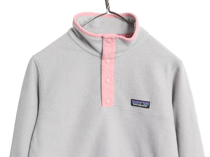 US企画 パタゴニア マイクロD スナップT レディース M / 19年製 アウトドア フリース プルオーバー ジャケット ブルゾン ハイネック ロンT